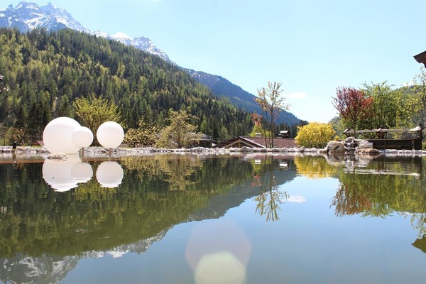 Schwimmteich | © Apartment Steinplatte Tirol