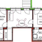 Photo of Apartment, shower, toilet, 2 bed rooms